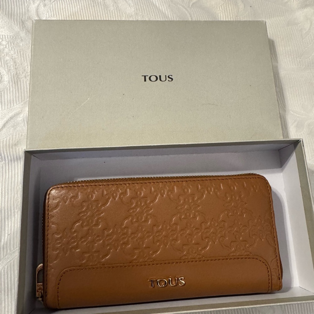 Tous Brown Embossed Wallet